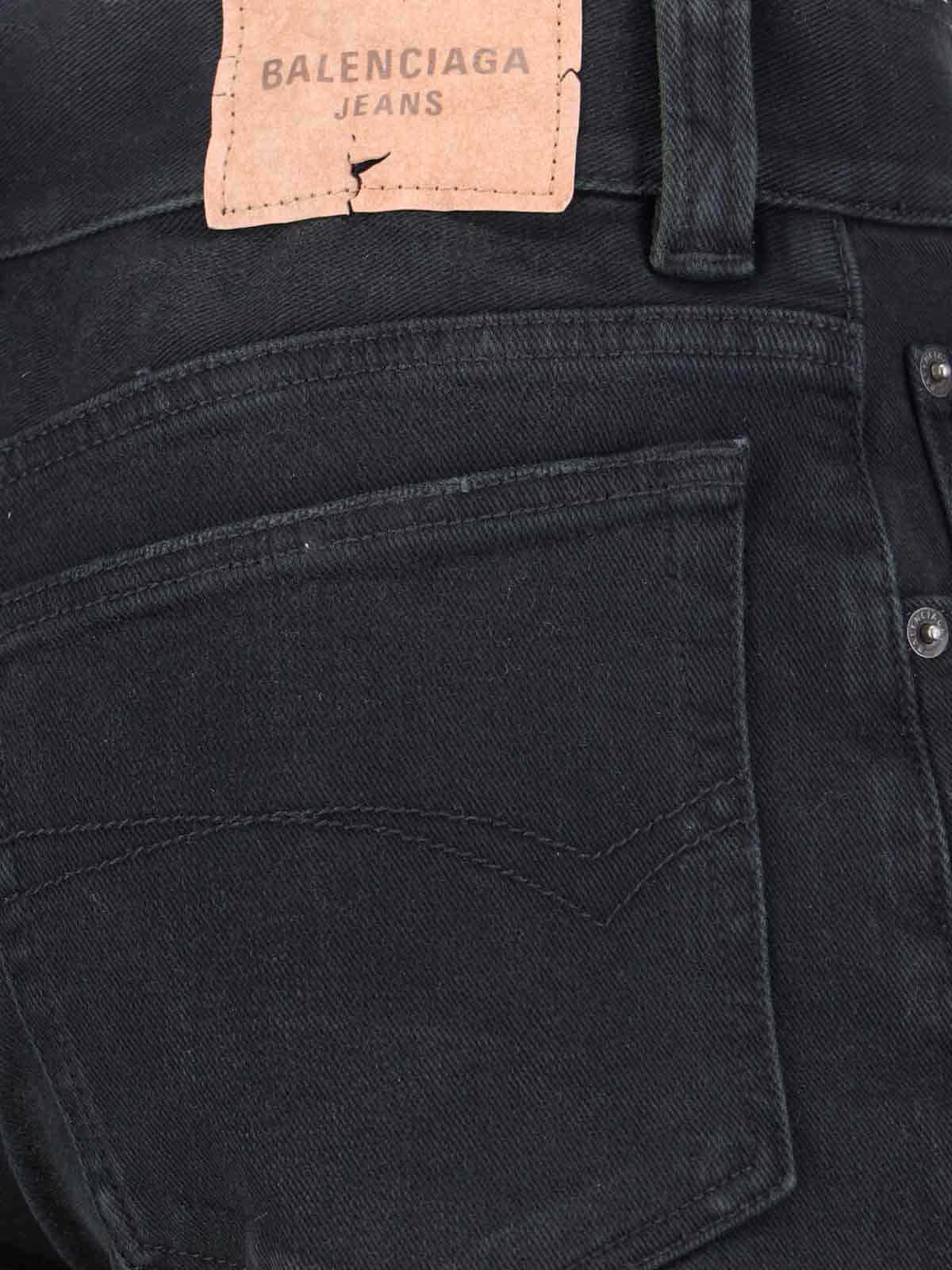 Balenciaga Jeans Black Cotton