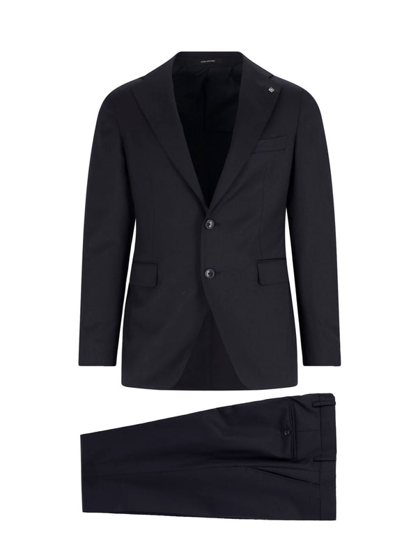 Tagliatore 100% virgin wool pant suit in navy