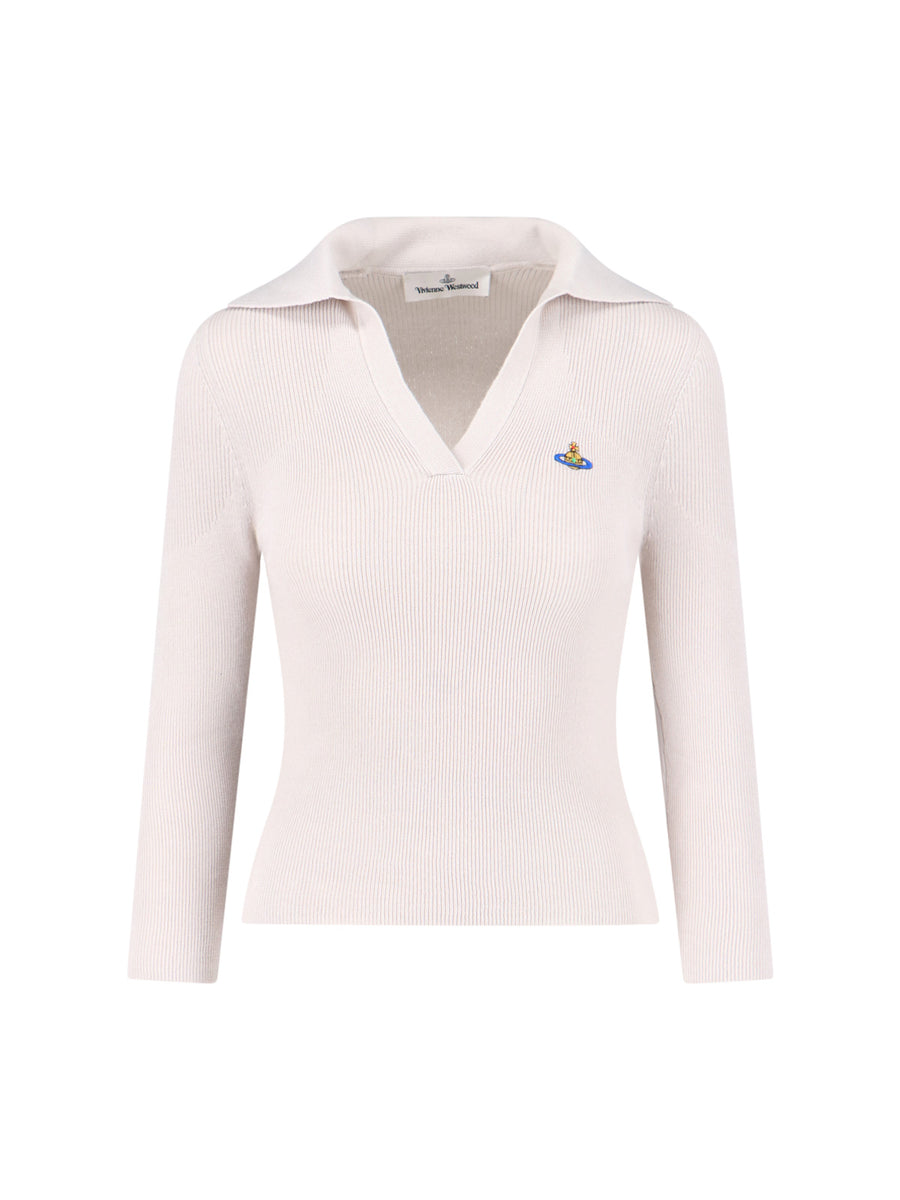 Vivienne Westwood 85% Cotton polo in white