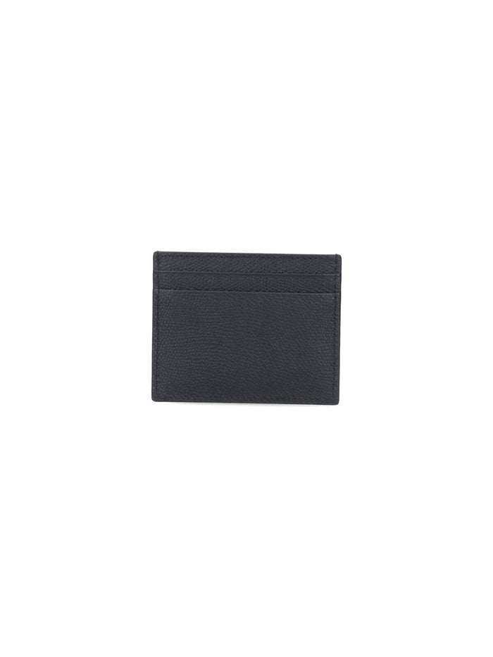 Valentino Garavani Wallets Black Calf Leather