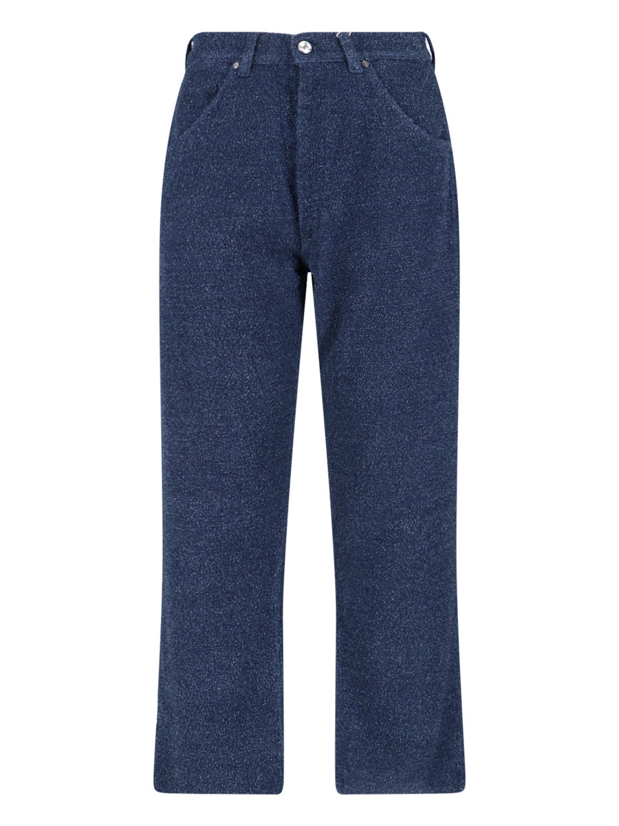 Vivienne Westwood 94% Cotton trousers in navy
