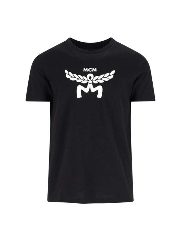 MCM 100% Organic Cotton t-shirt in black
