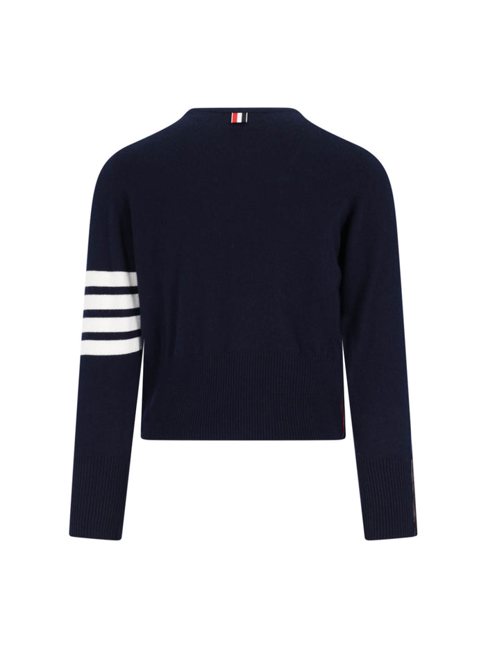 Thom Browne Sweaters Blue Cashmere