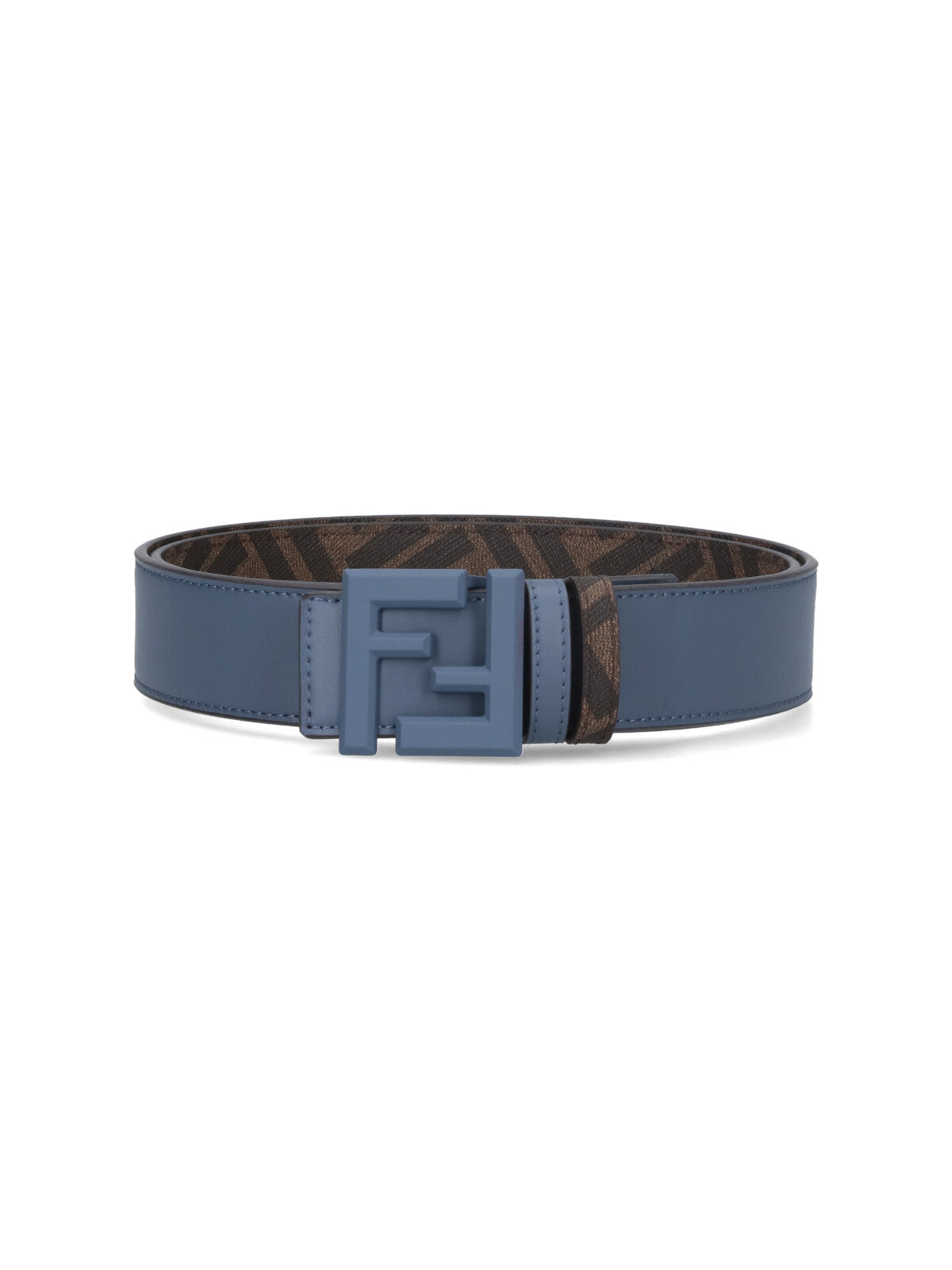 Fendi Belts Blue Calf Leather