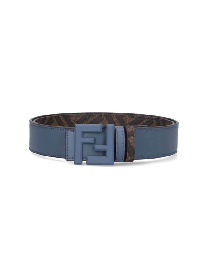 Fendi Belts Blue Calf Leather