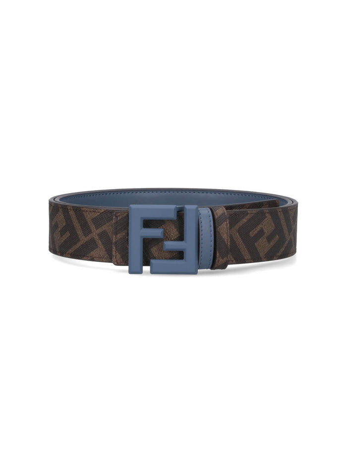 Fendi Belts Blue Calf Leather
