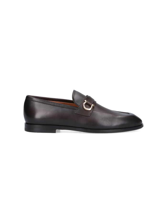 Ferragamo Flat Shoes Brown Upper: Calf Leather