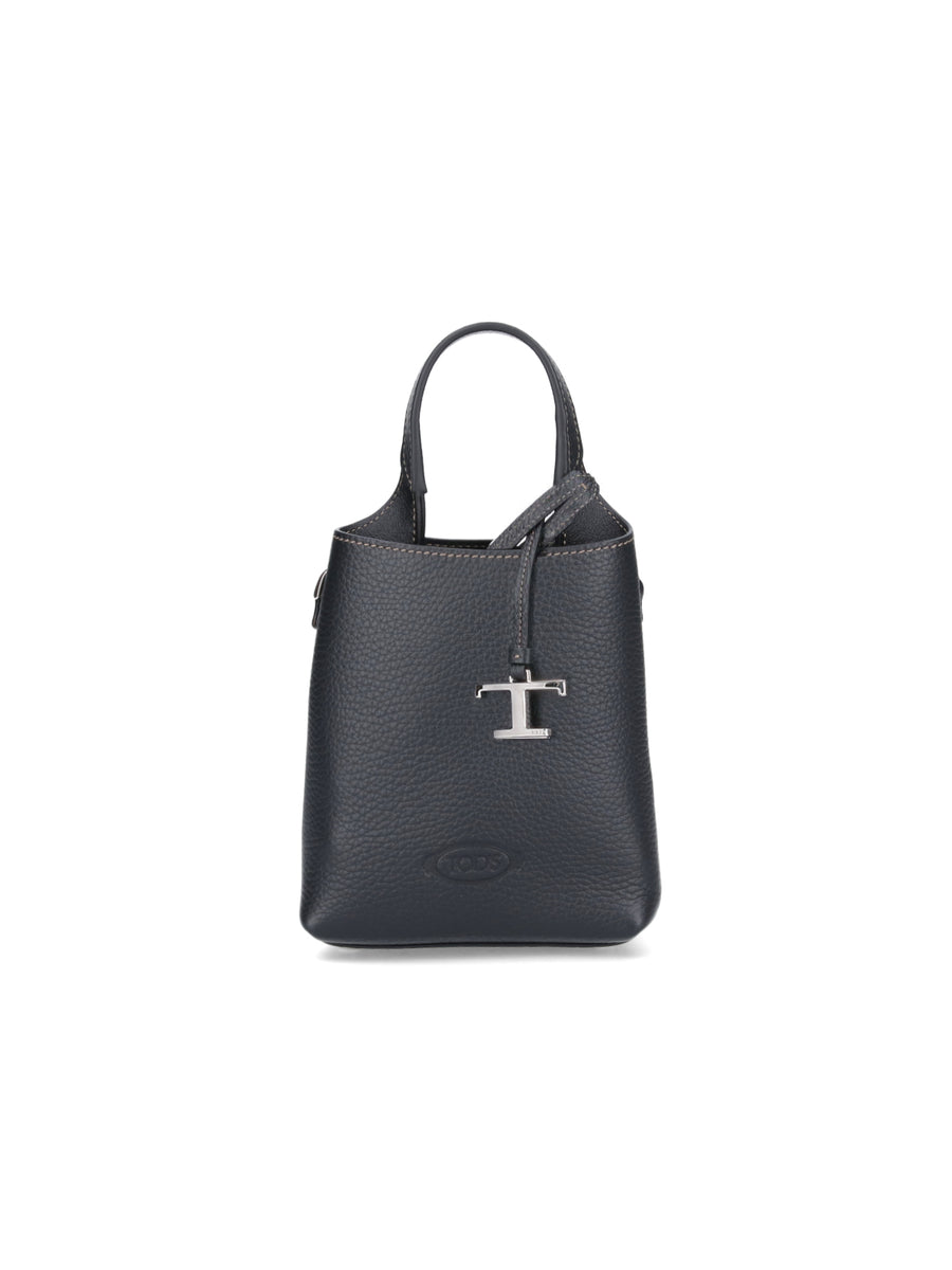 Tod's 100% Calf Leather shoulder bag in black