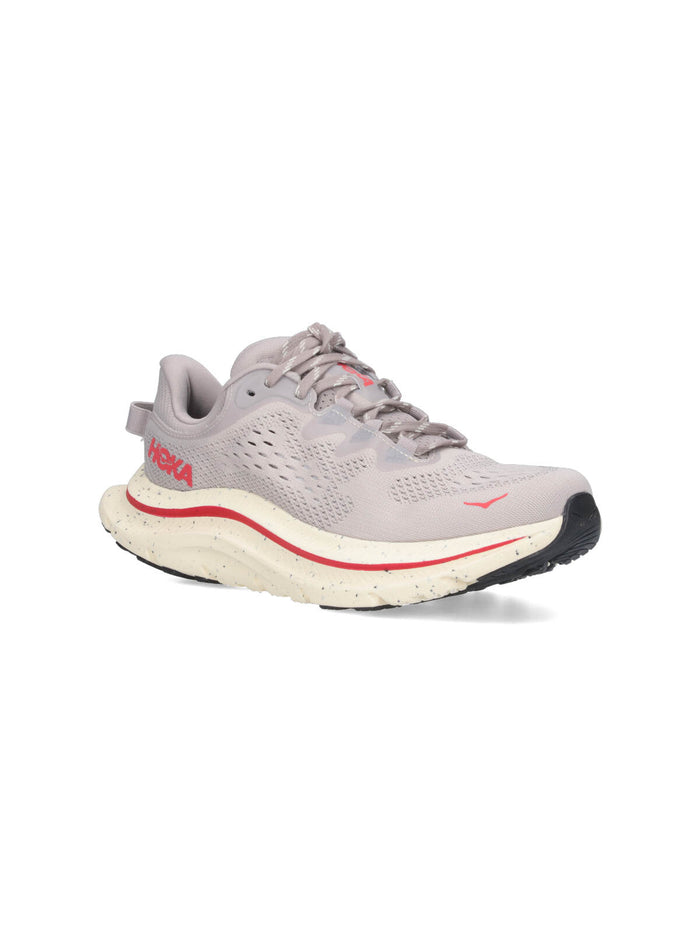 HOKA Sneakers Beige Upper: Textile