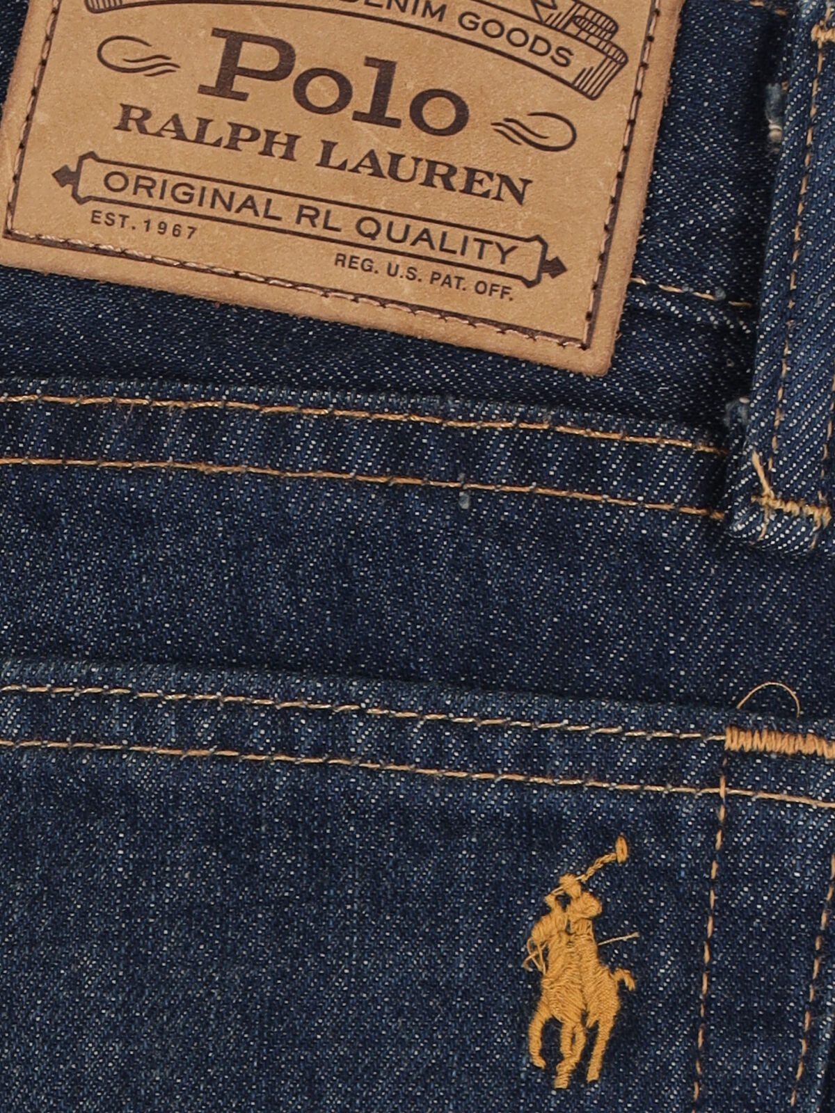 Polo Ralph Lauren Jeans Blue Cotton