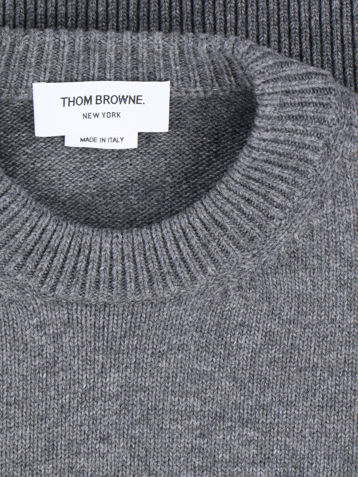 Thom Browne Sweaters Grey Virgin Wool