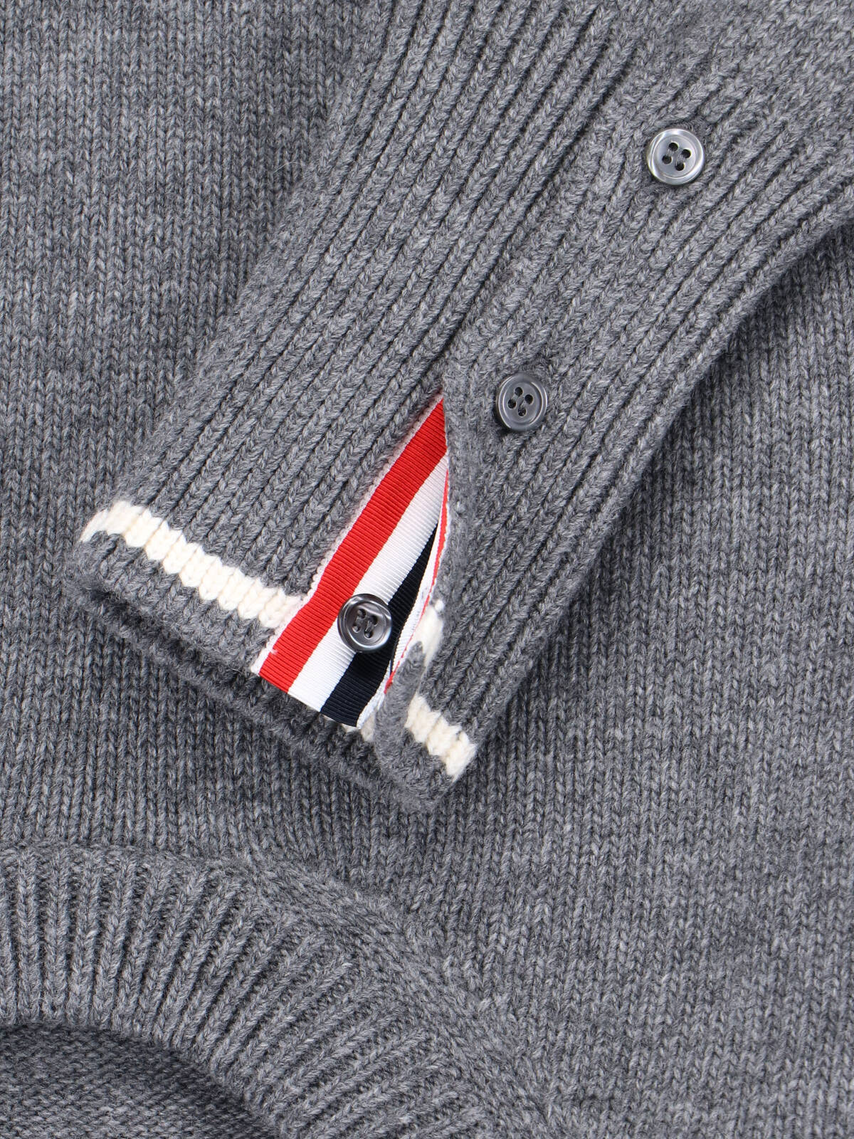Thom Browne Sweaters Grey Virgin Wool