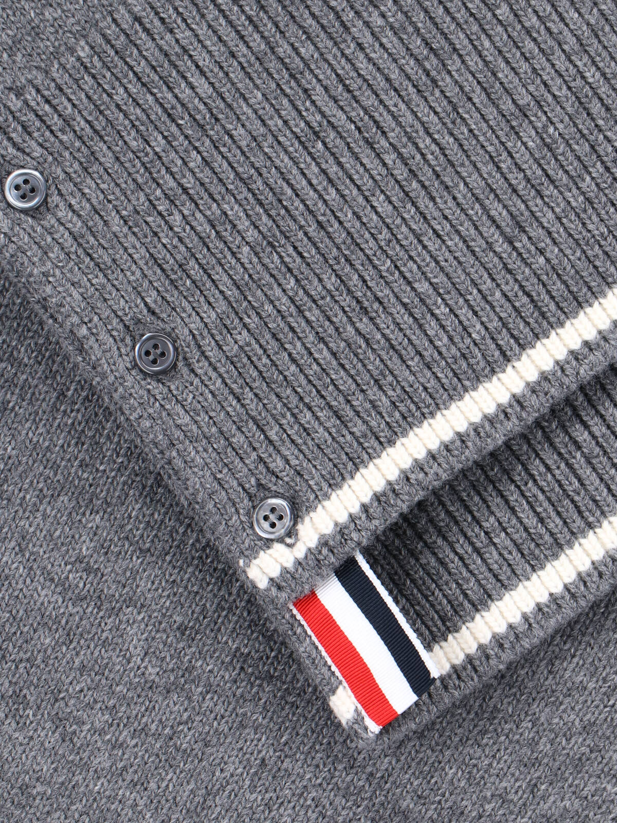 Thom Browne Sweaters Grey Virgin Wool