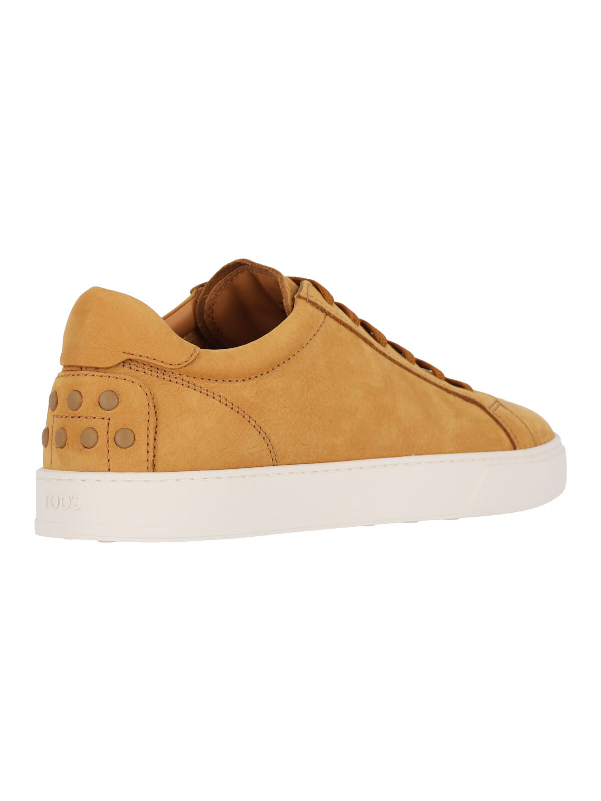 Tods Sneakers Yellow Outer Material: Calf Leather