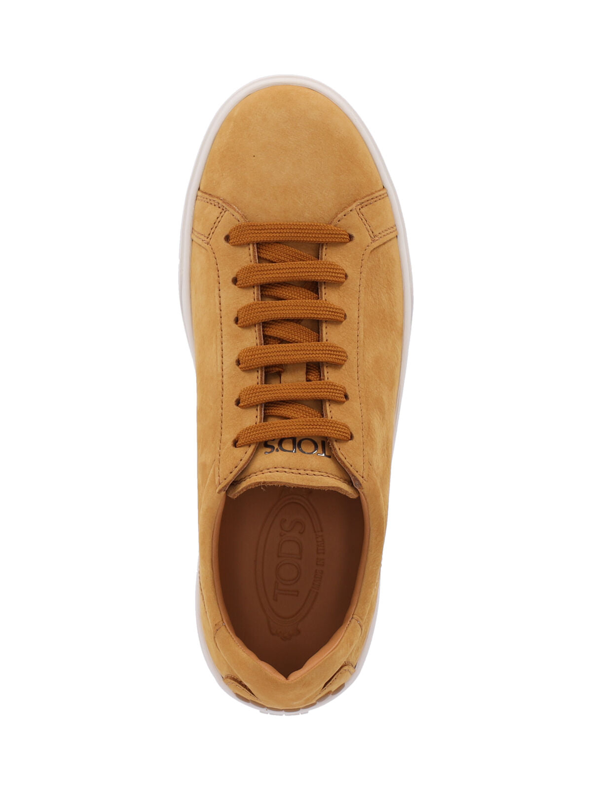 Tods Sneakers Yellow Outer Material: Calf Leather