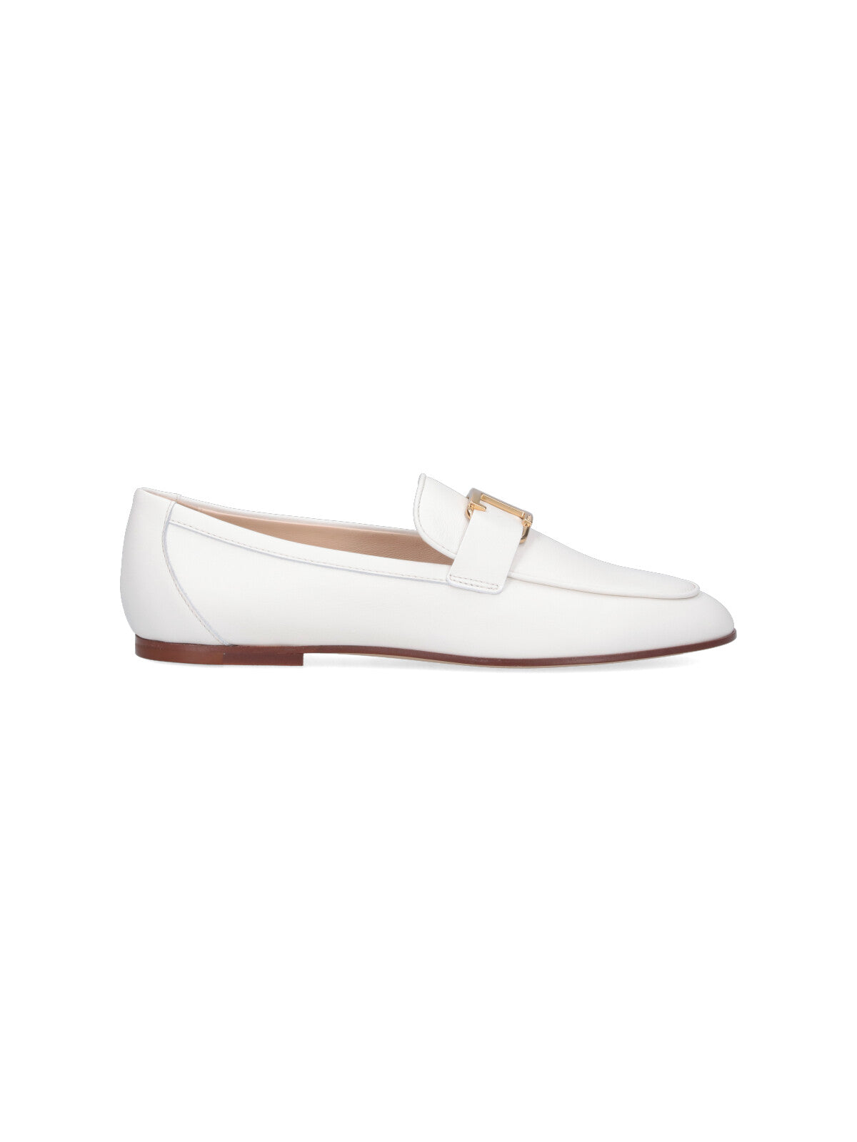 Tods Flat shoes White Outer Material: Calf Leather