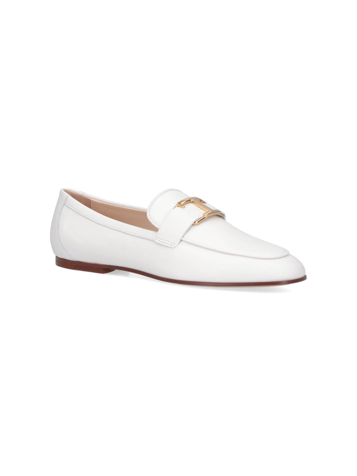 Tods Flat shoes White Outer Material: Calf Leather