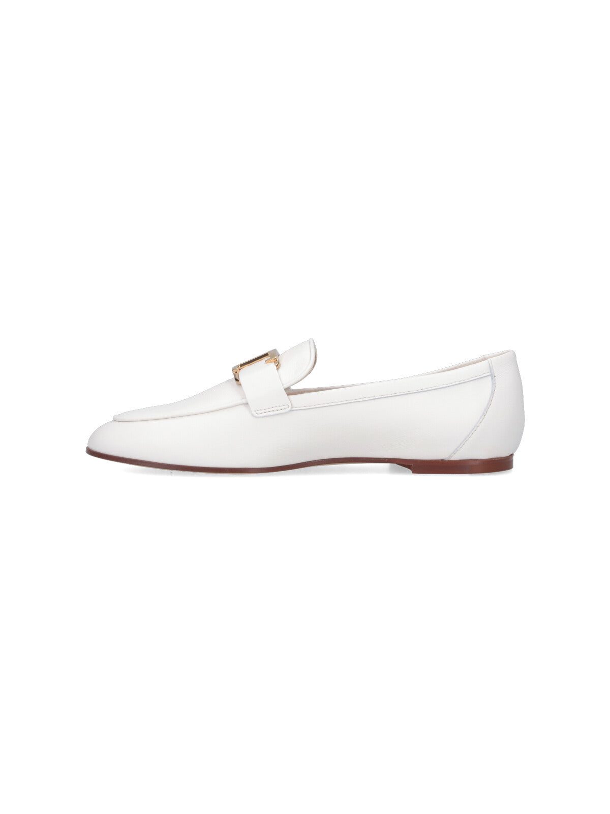 Tods Flat shoes White Outer Material: Calf Leather
