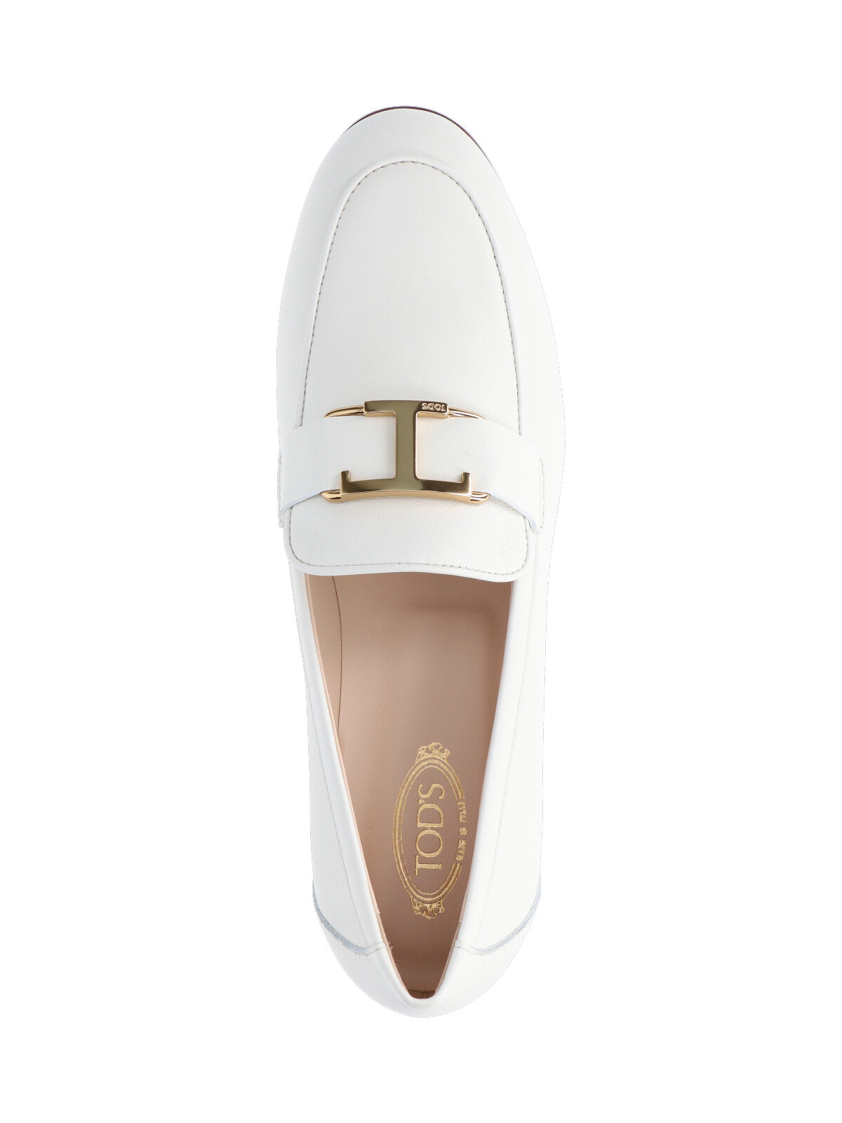 Tods Flat shoes White Outer Material: Calf Leather