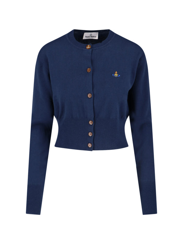Vivienne Westwood 85% Cotton cardigan in navy