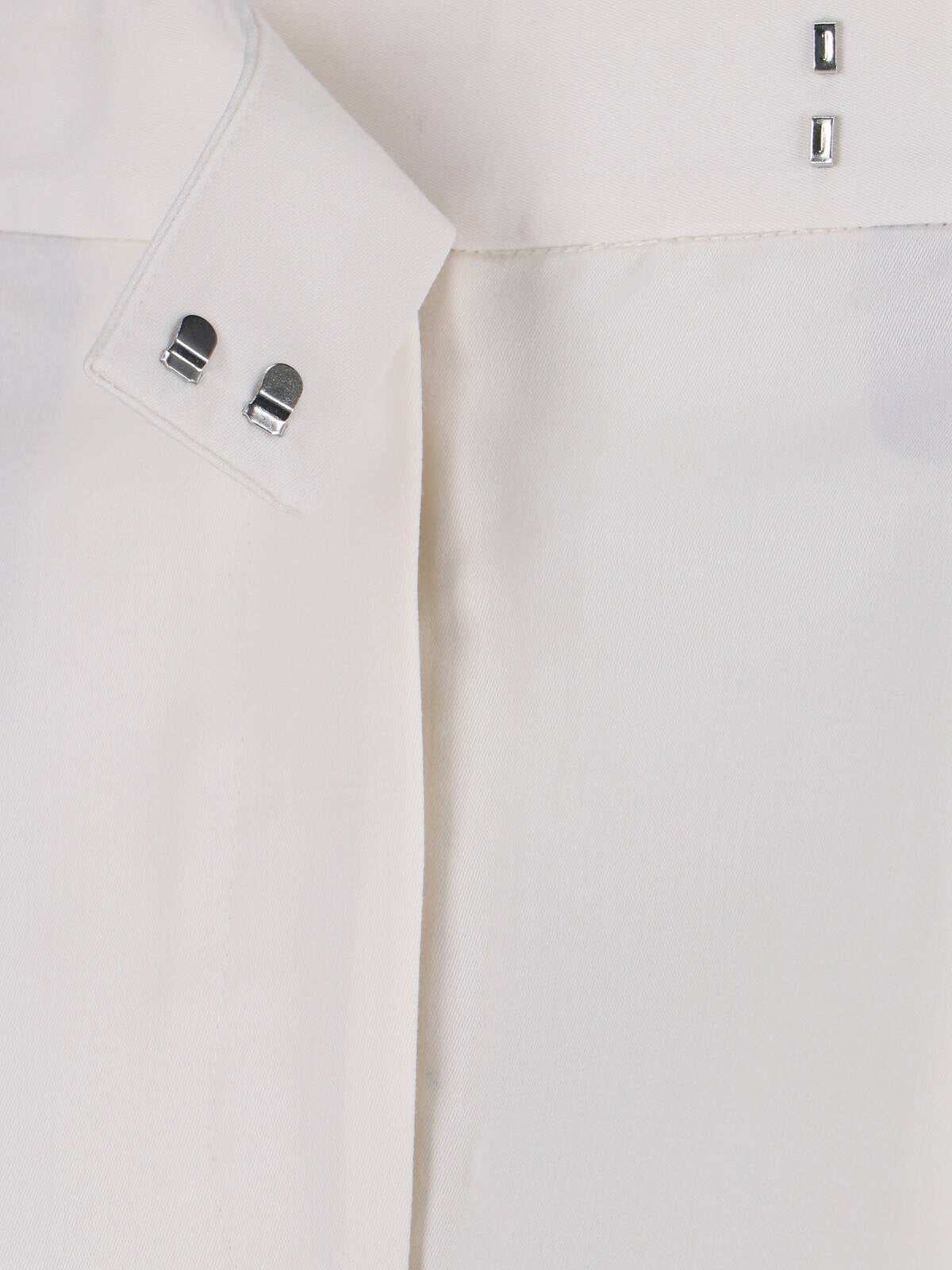 Rohe Trousers White Wool Polyeter
