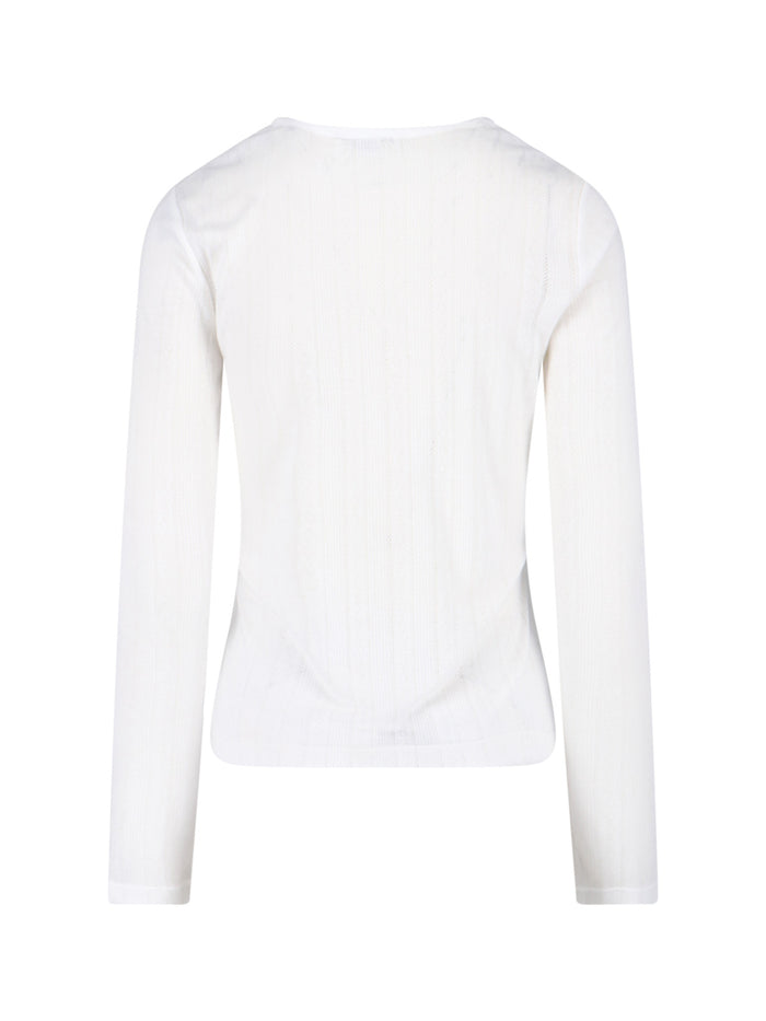 ANINE BING T-shirts and Polos White Polyester