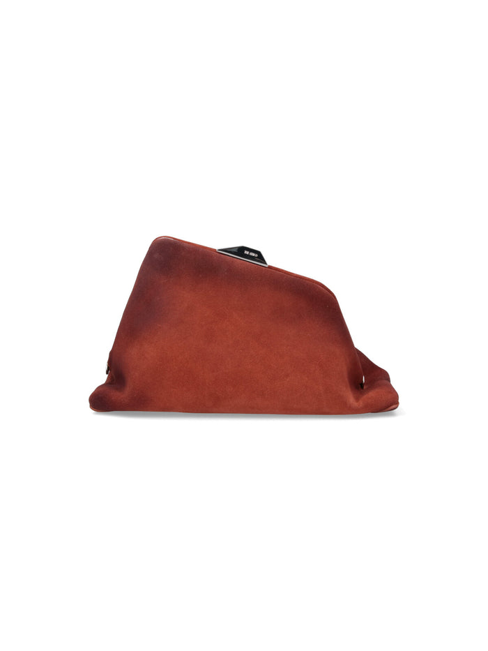 The Attico Bags Brown Suede