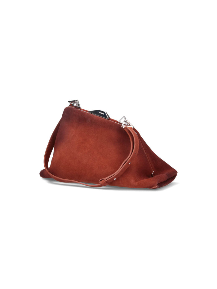 The Attico Bags Brown Suede