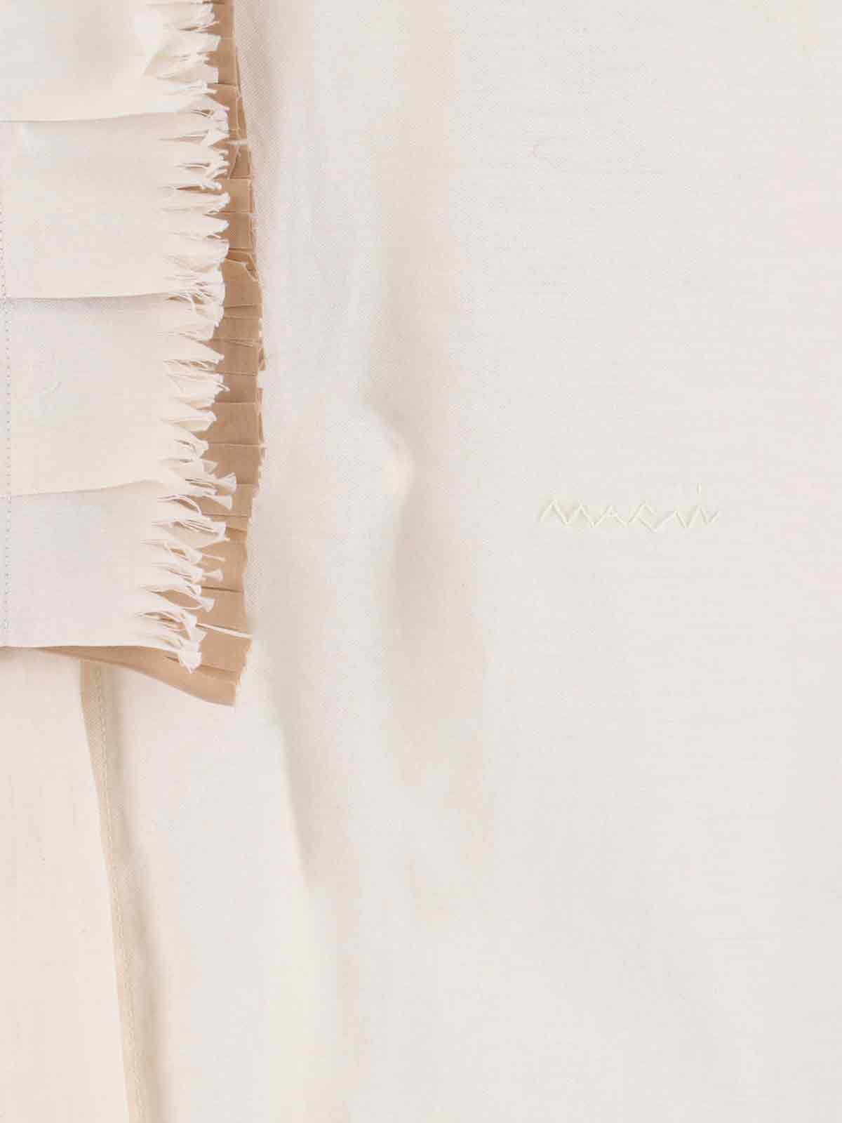 Marni Shirts White Primary Fabric: Cotton