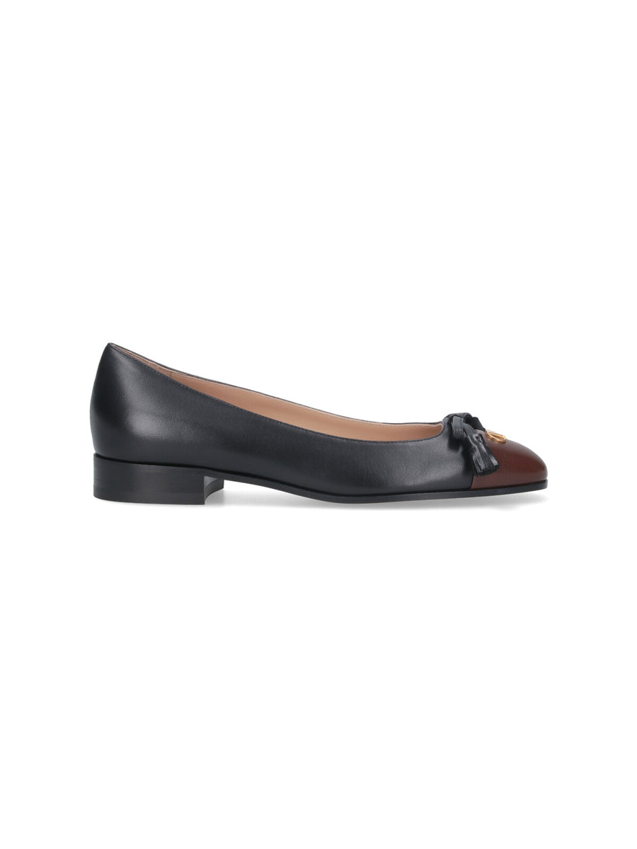 Valentino Garavani Upper: 100% Goat Leather flat in black