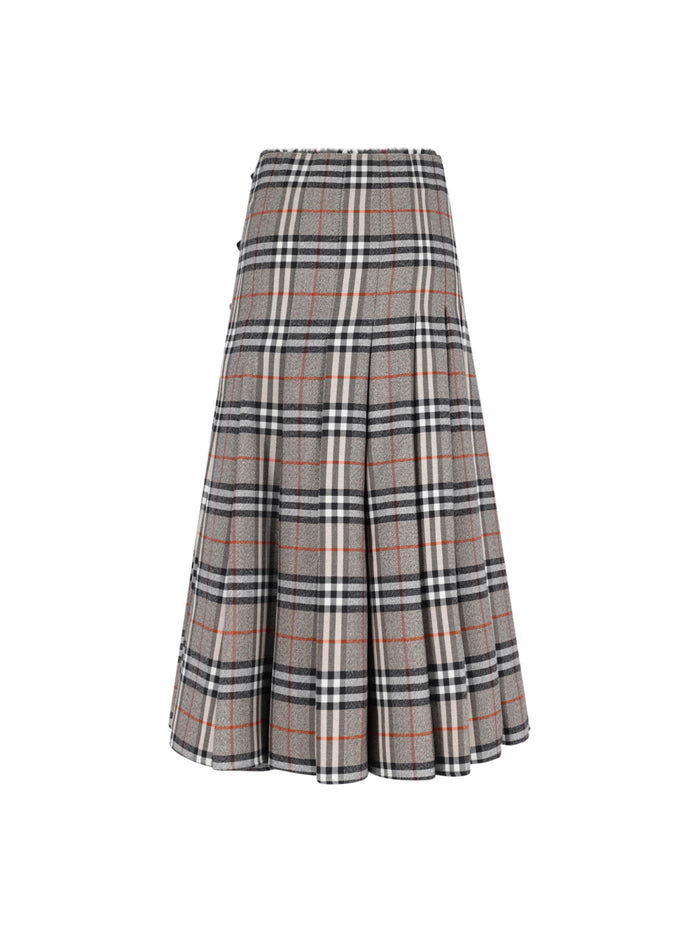 Burberry Skirts Brown Wool