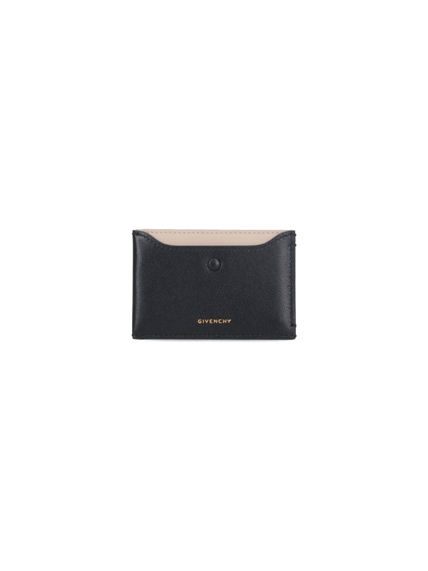 Givenchy Main Material: 100% Calf Leather card case in black