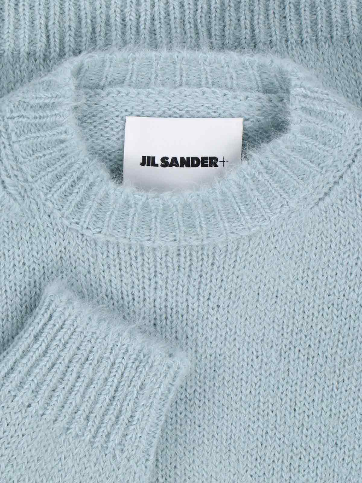 Jil Sander Sweaters Blue Alpaca