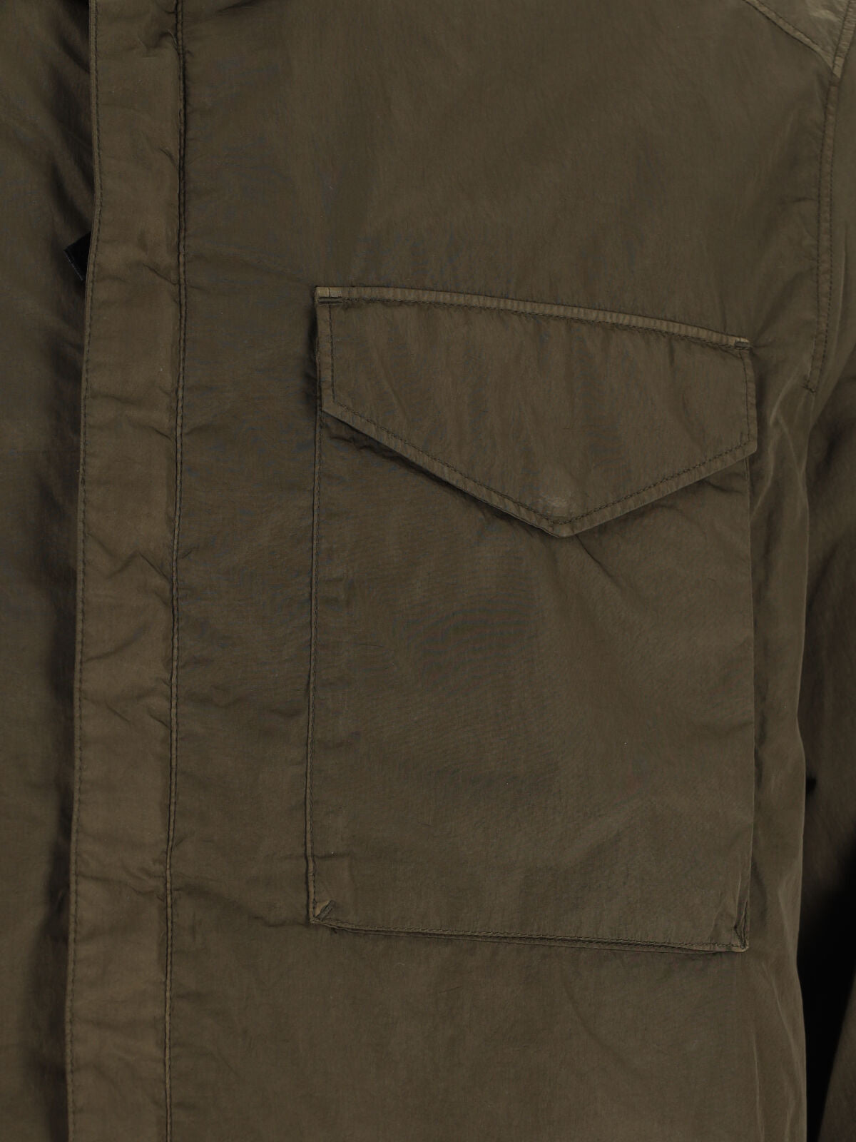 C.P. COMPANY Shirts Green Polyamide