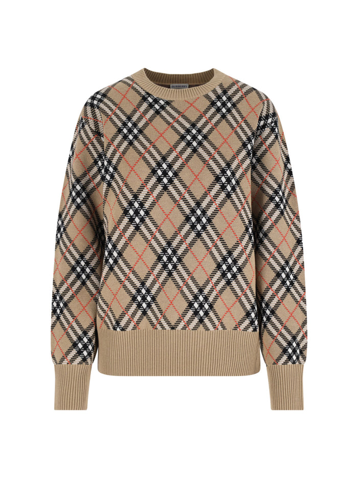 Burberry Sweaters Beige Wool