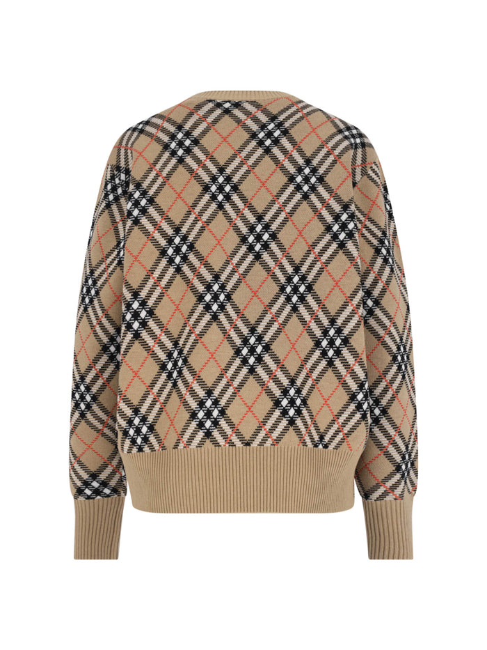 Burberry Sweaters Beige Wool
