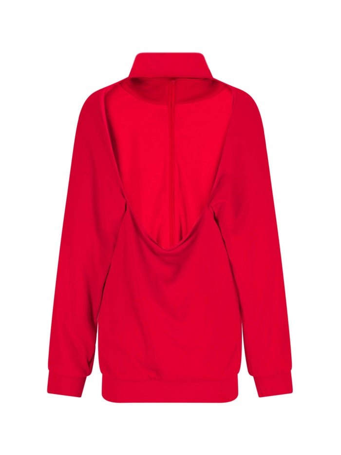 Balenciaga Sweaters Red Polyamide