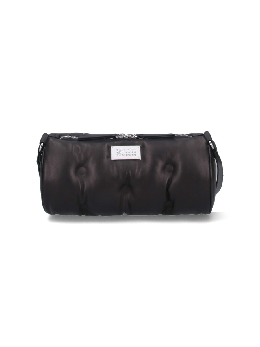 Maison Margiela 100% Ovine Leather shoulder bag in black