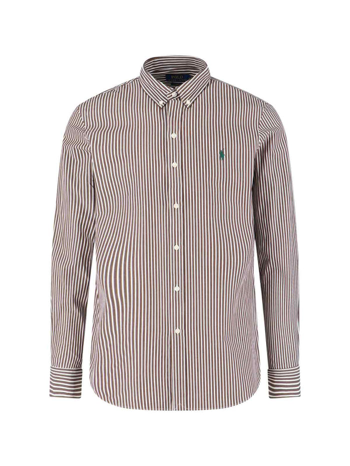 Polo Ralph Lauren Shirts Brown Cotton