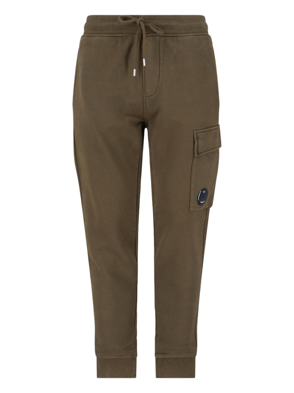 C.P. Company 100% Cotton joggers in green