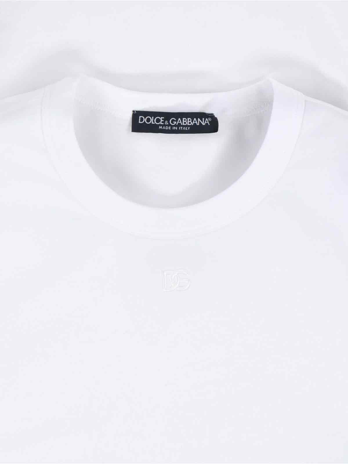 Dolce & Gabbana T-shirts and Polos White Cotton
