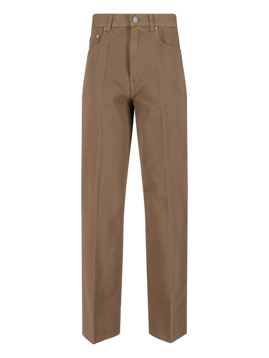 Phoebe Philo 100% Cotton jeans in brown