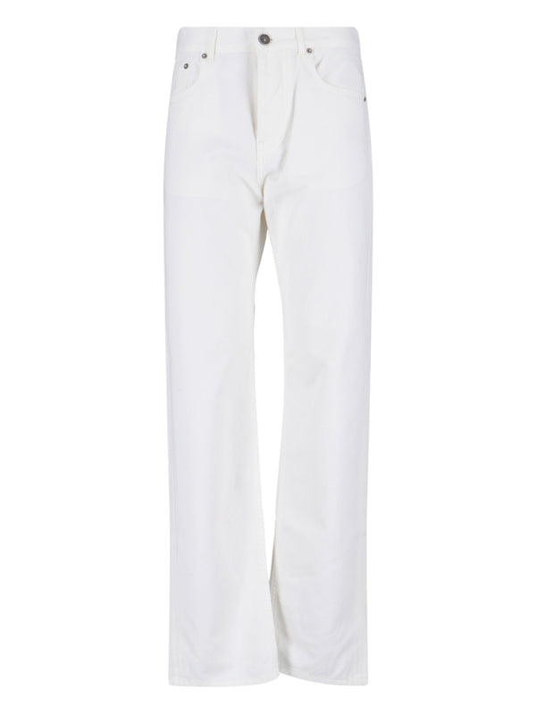 Phoebe Philo 100% Cotton jeans in white