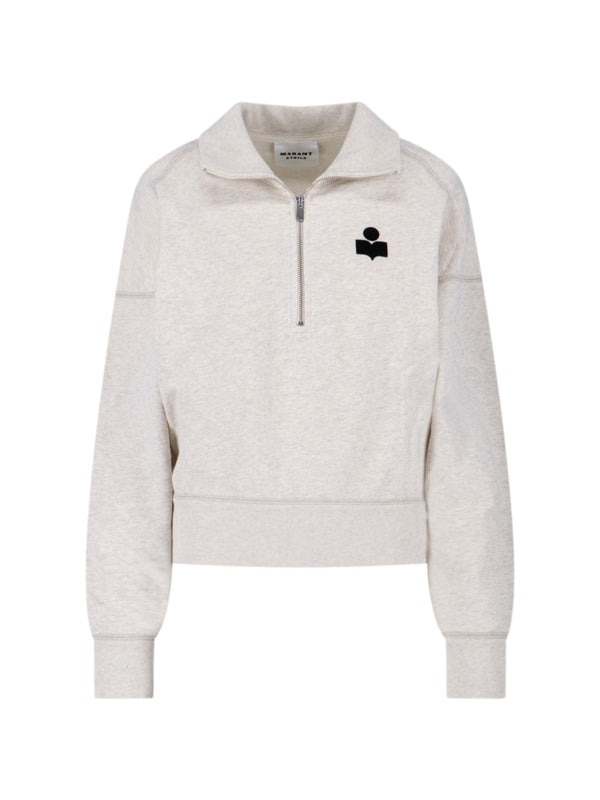 Marant Etoile 88% Cotton sweatshirt in white