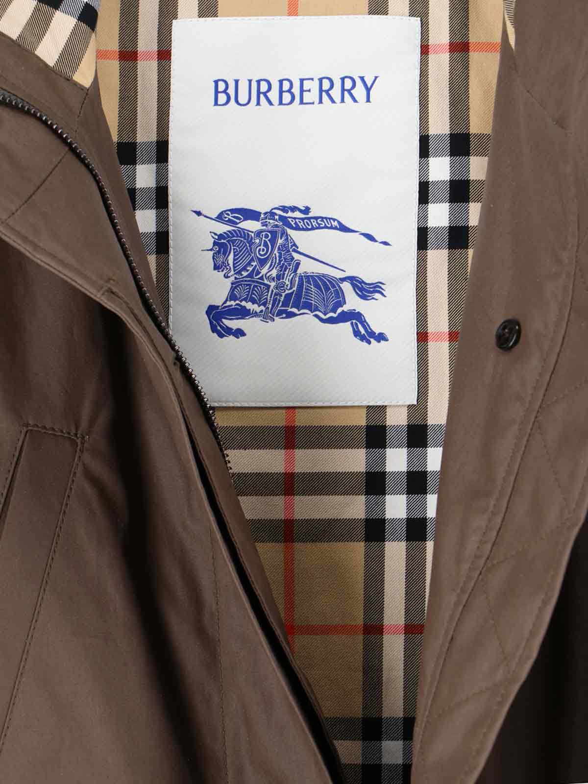 Burberry Jackets Green Cotton