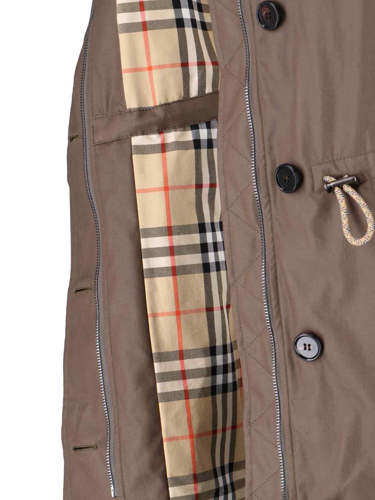 Burberry Jackets Green Cotton