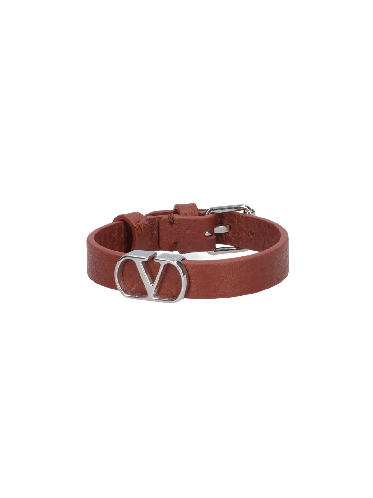 Valentino Garavani Bijoux Brown Calf Leather