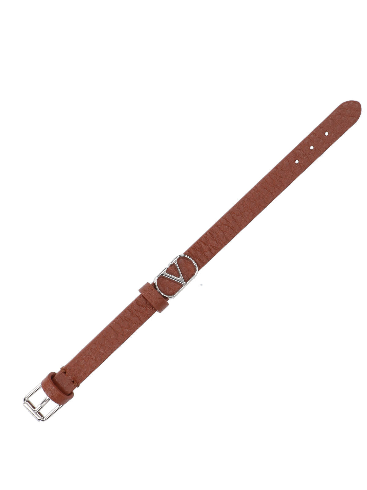 Valentino Garavani Bijoux Brown Calf Leather