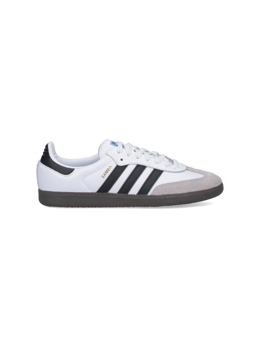 Adidas 100% Leather sneaker in white