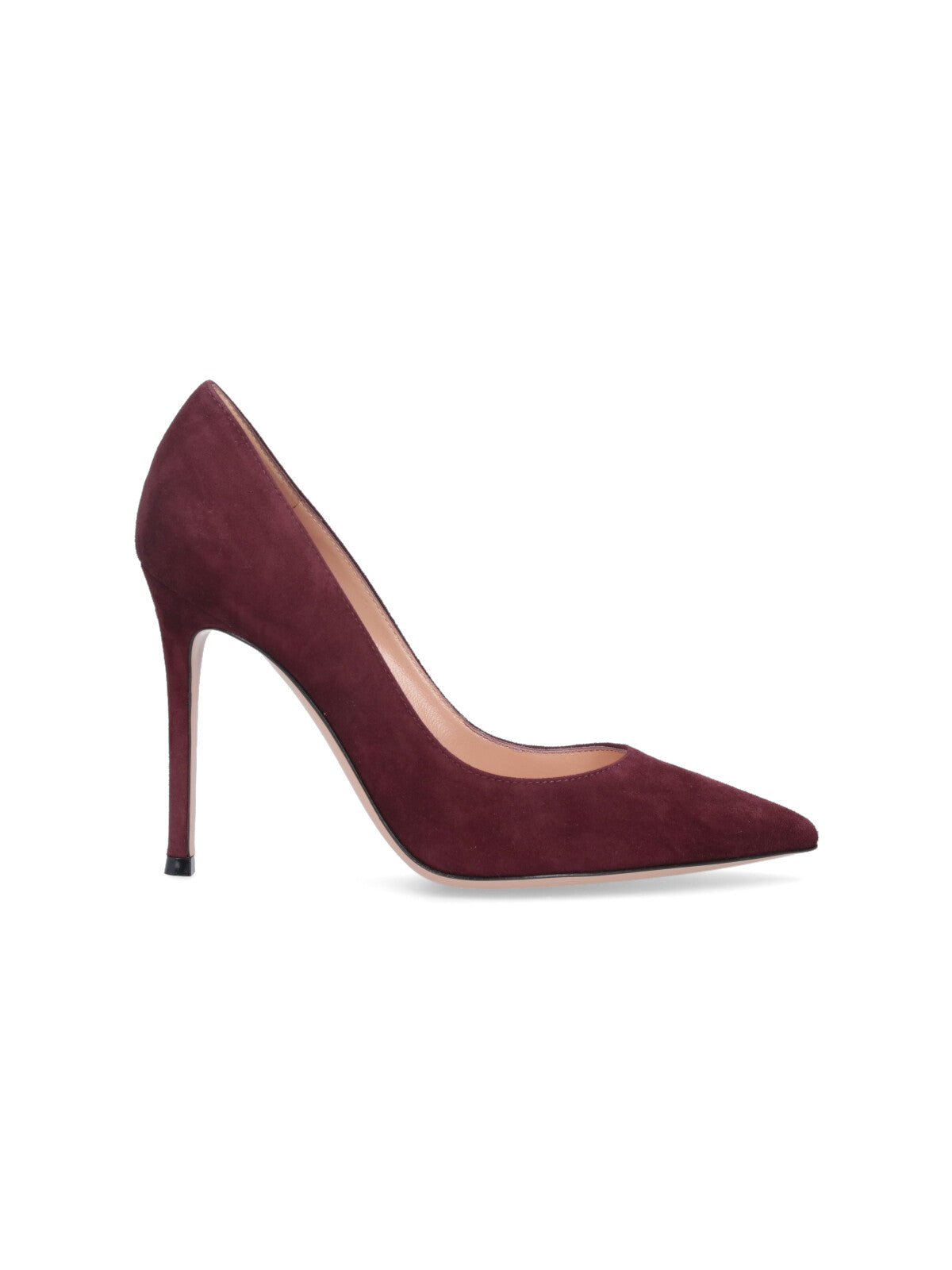 Gianvito Rossi With Heel Red Upper: Suede